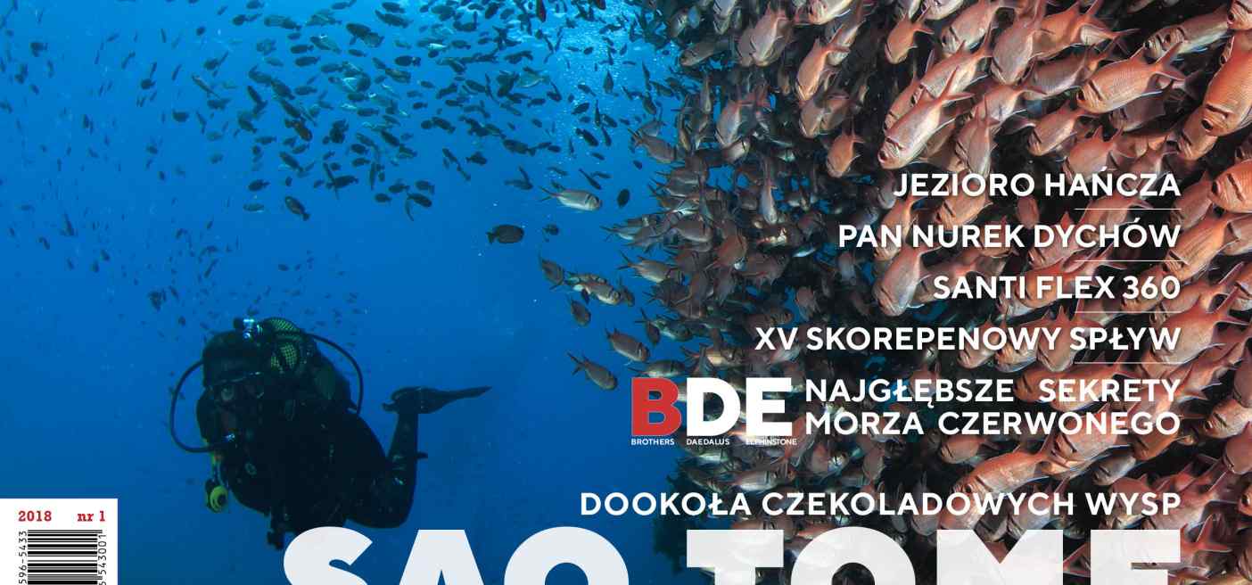 Nurki Magazyn Okładka Nurek Ryby Tekst